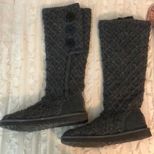 UGG knit sweater boots